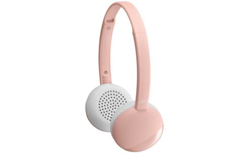 JVC HA-S22W Headphones Wireless Head-band Music Bluetooth Pink, White image 1