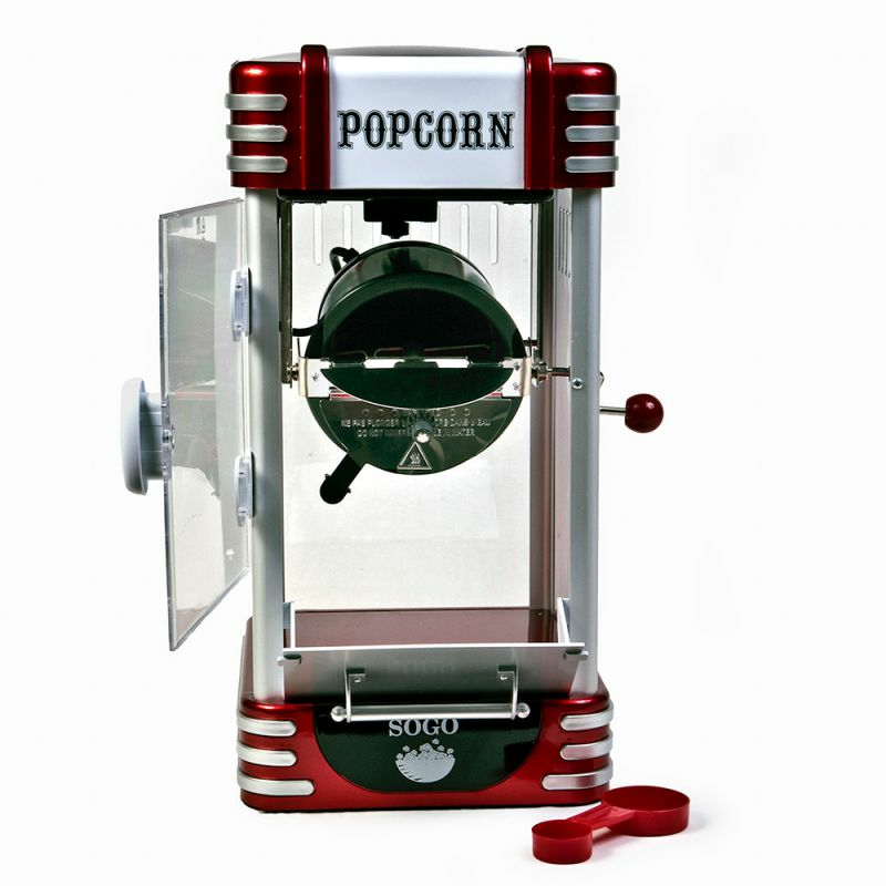 Sogo PAL-SS-11350 popcorn popper Black, Red, Stainless steel – image 6