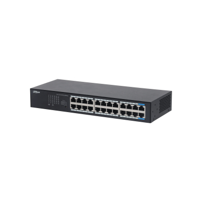 Switch Dahua DH-S3024-24GT - Gigabit Ethernet - 24 Puertos - No Administrable - DH-S3024-24GT