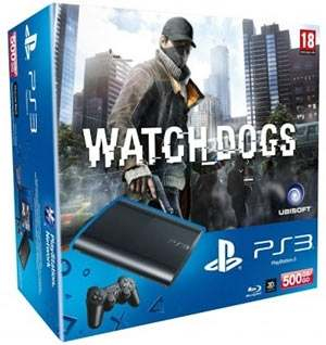 Sony Interactive Entertainment 500GB PlayStation 3 Super Slim + Watch Dogs