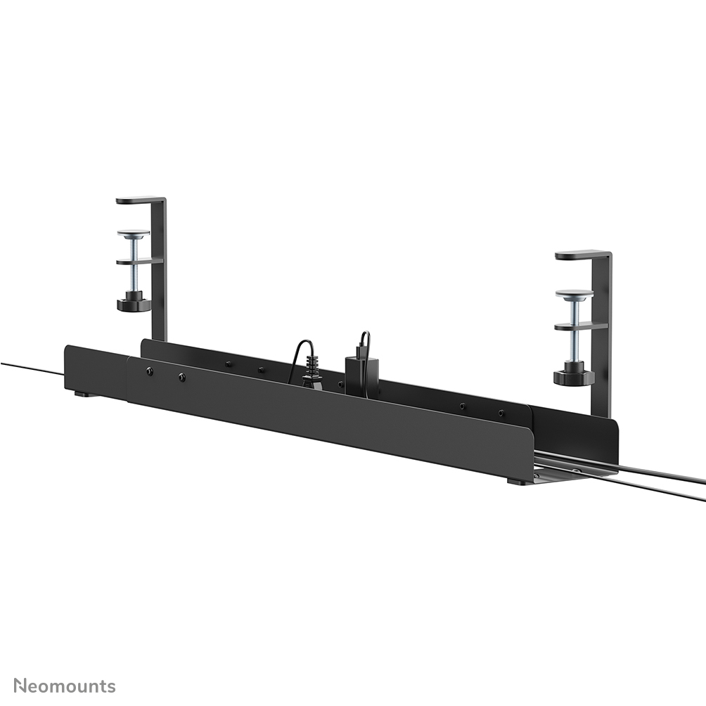Neomounts - Cable management tray - clamp-on design, universal - desk mountable - black
