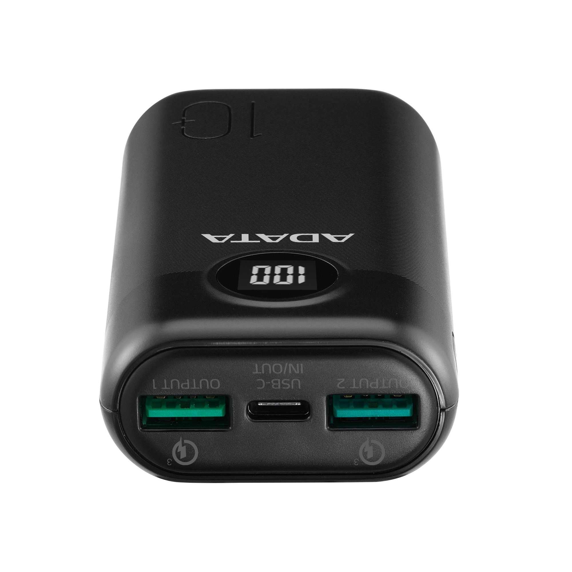 Power Bank Adata P10000Qcd 10,000Mah Usb A Usb C Negro - AP10000QCD-DGT-CBK Power Bank Adata P10000Qcd 10,000Mah Usb A Usb C Negro - AP10000QCD-DGT-CBK