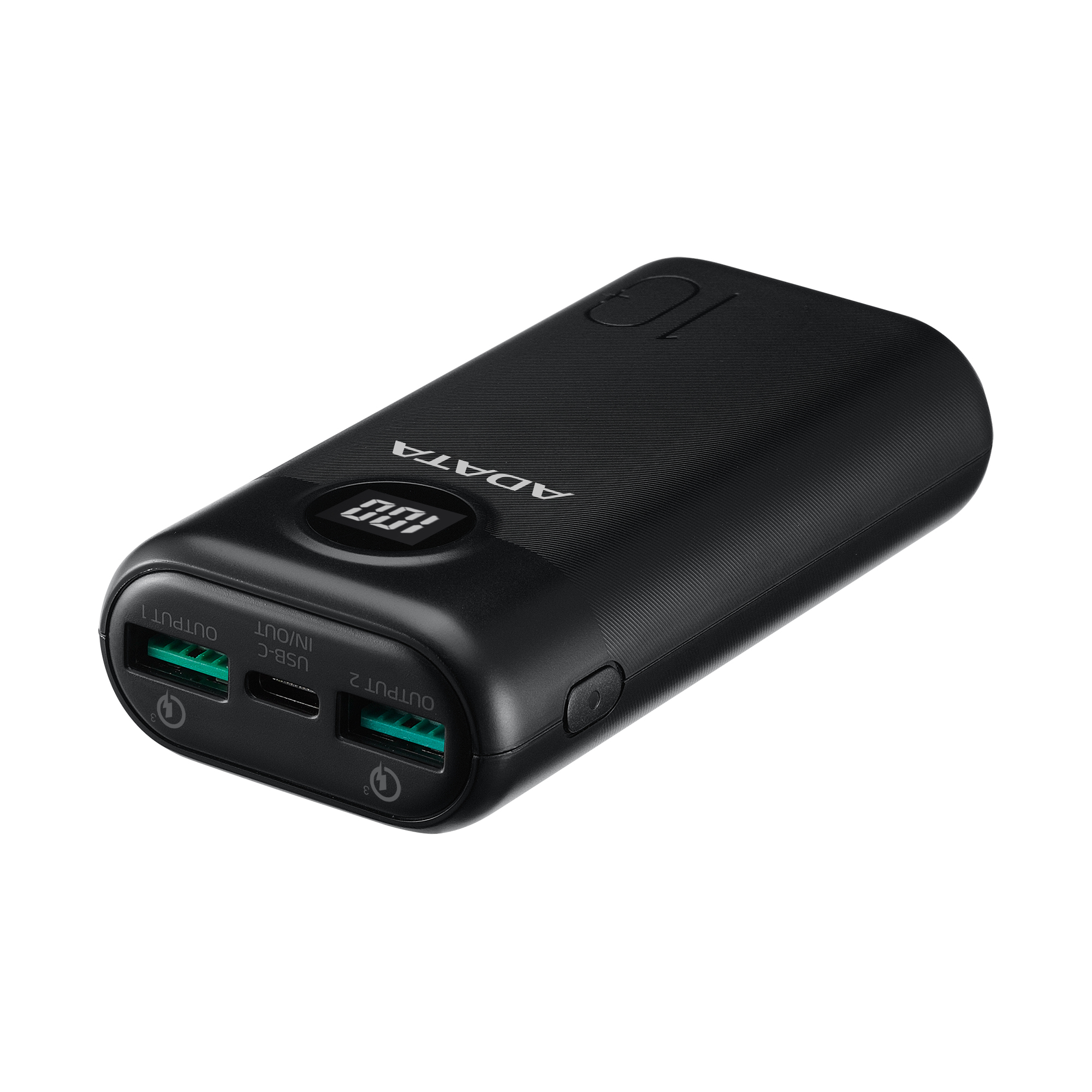 Power Bank Adata P10000Qcd 10,000Mah Usb A Usb C Negro - AP10000QCD-DGT-CBK Power Bank Adata P10000Qcd 10,000Mah Usb A Usb C Negro - AP10000QCD-DGT-CBK