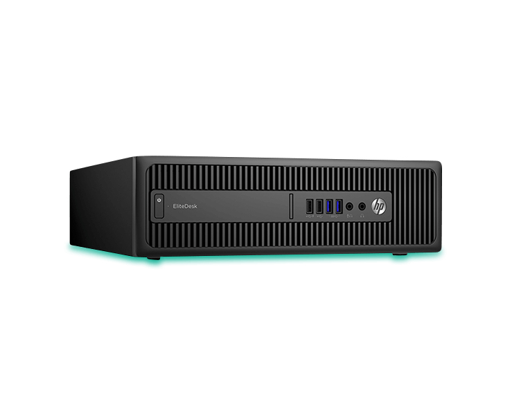 Flex IT HP EliteDesk 800 G2 SFF (Refurbished) Intel® Core™ i5 i5-6500 16 GB DDR4-SDRAM 500 GB Windows 10 Pro PC Black image 3