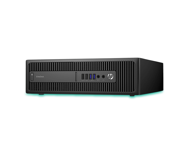 Flex IT HP EliteDesk 800 G2 SFF (Refurbished) Intel® Core™ i5 i5-6500 16 GB DDR4-SDRAM 500 GB Windows 10 Pro PC Black image 2