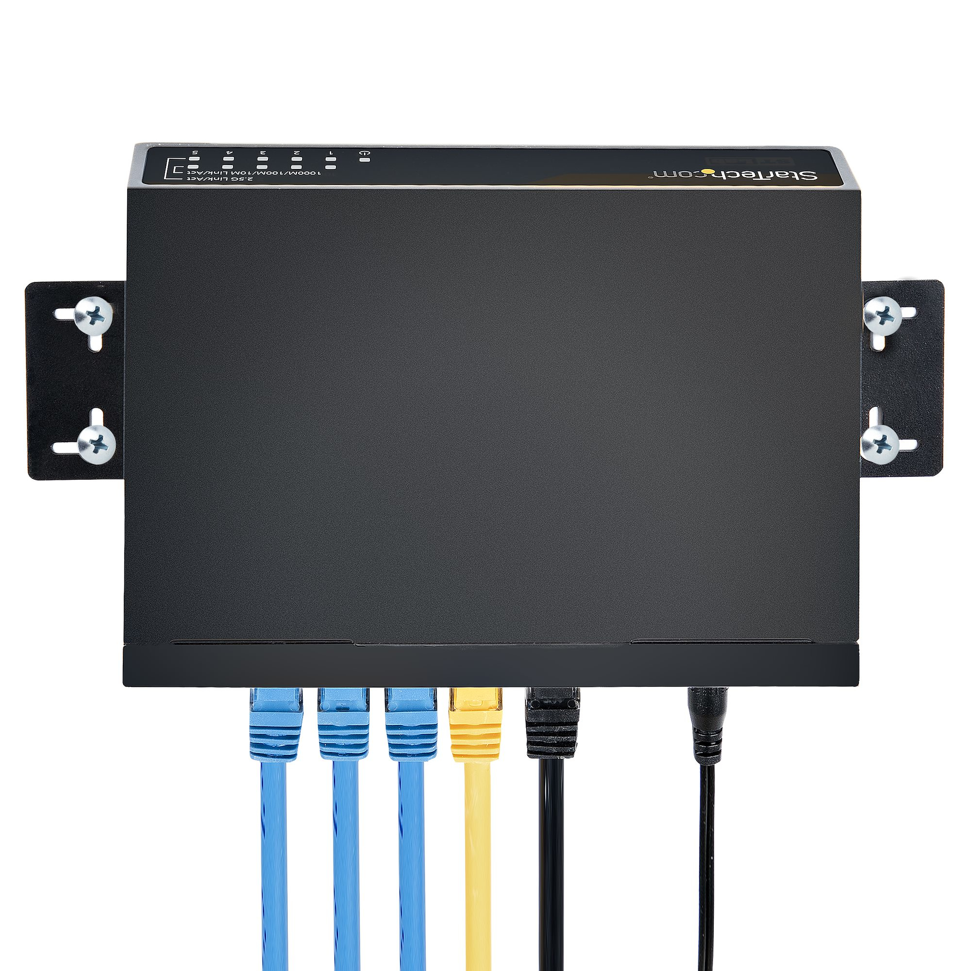 StarTech.com Unmanaged 2.5G Switch - 5 Port Gigabit Switch - 2.5GBASE-T Unmanaged Ethernet Switch - Ethernet Splitter - Din Rail or Wall Mount - Multi-Gigabit - – image 8