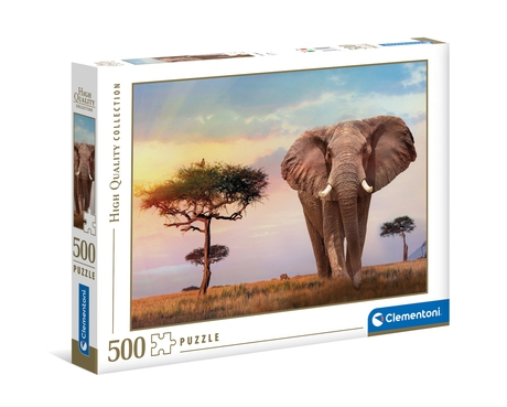 Clementoni African Sunset Puzzle 500 pz Animali