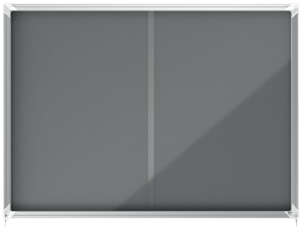 Resim Nobo 1915338 Gri Alüminyum Çerçeveli Manzara Sürgülü Cam Kapılı Gösterge Panosu 1355x970mm