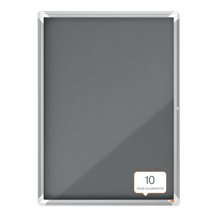 Resim Nobo 1915330 Gri Alüminyum Çerçeveli İç Mekan Panosu - 709x970mm