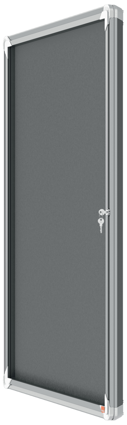 Resim Nobo 1915330 Gri Alüminyum Çerçeveli İç Mekan Panosu - 709x970mm