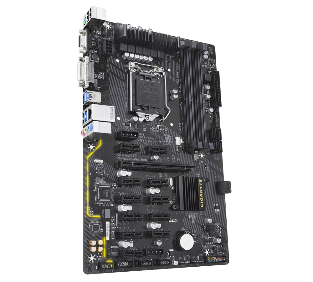 GIGABYTE GA-B250-FinTech Intel® B250 LGA 1151 (Socket H4) ATX – image 3