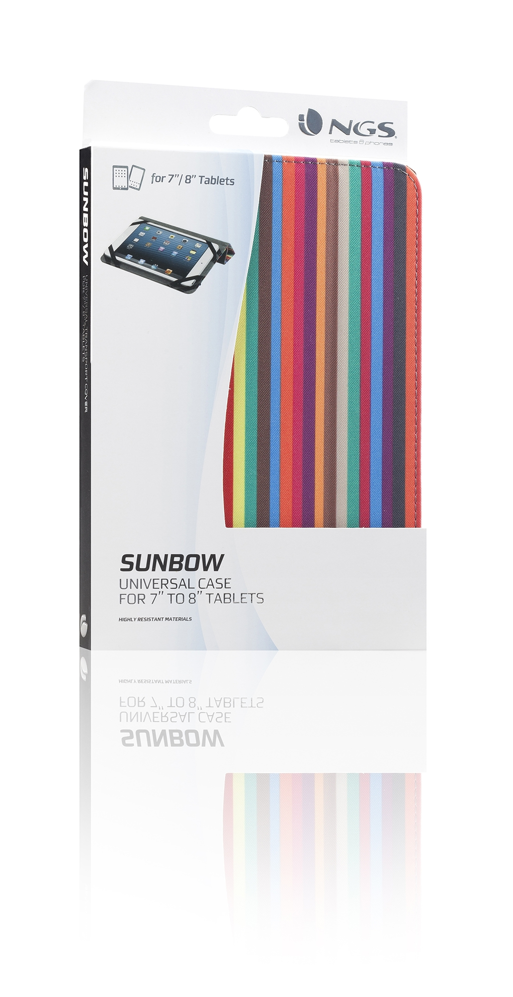 NGS Sunbow 20.3 cm (8") Folio Black, Blue, Brown, Red, Violet, Yellow – image 5
