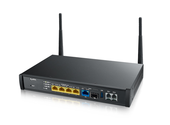 Zyxel SBG3500-N wireless router Gigabit Ethernet Single-band (2.4 GHz) Black