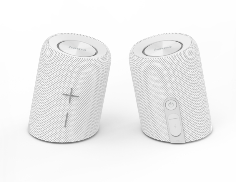 Hama Twin 2.0 Stereo portable speaker White 20 W image 3