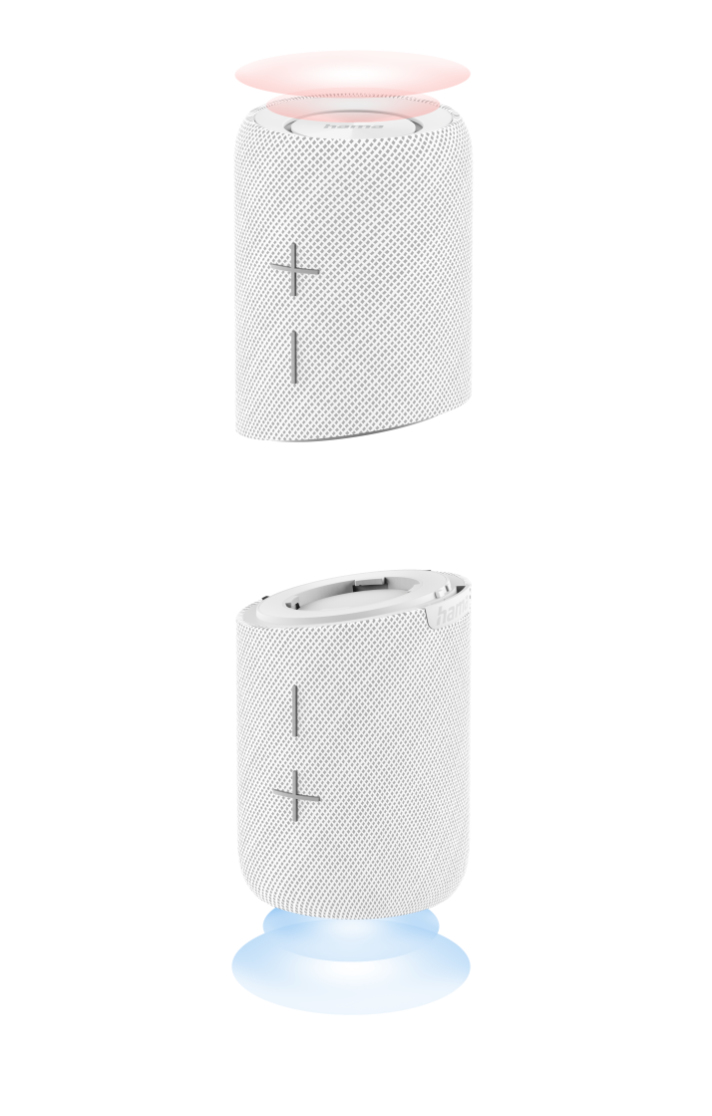 Hama Twin 2.0 Stereo portable speaker White 20 W image 2