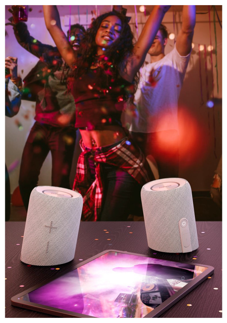 Hama Twin 2.0 Stereo portable speaker White 20 W image 11