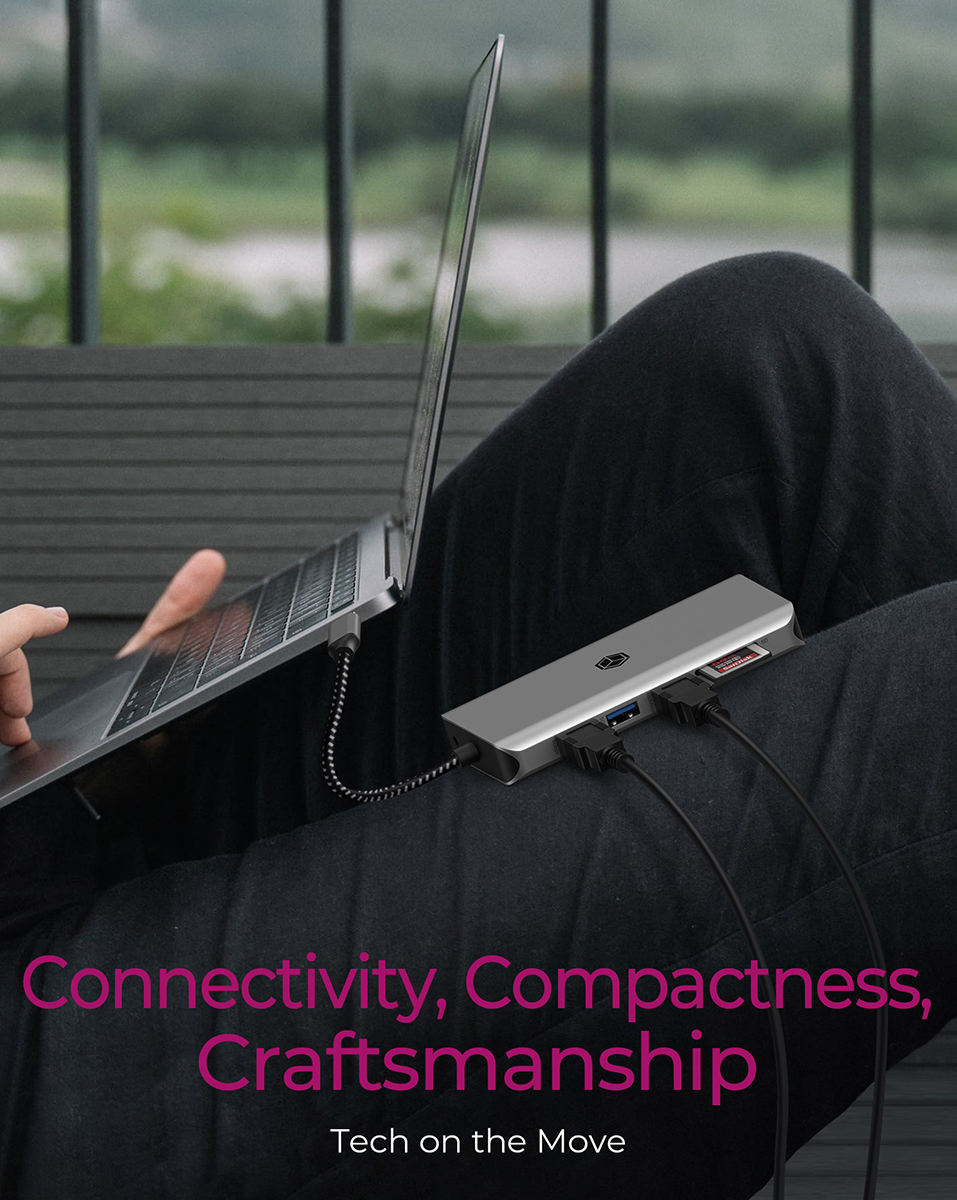 ICY BOX IB-DK4061-CPD Wired USB 3.2 Gen 1 (3.1 Gen 1) Type-C Grey – image 2