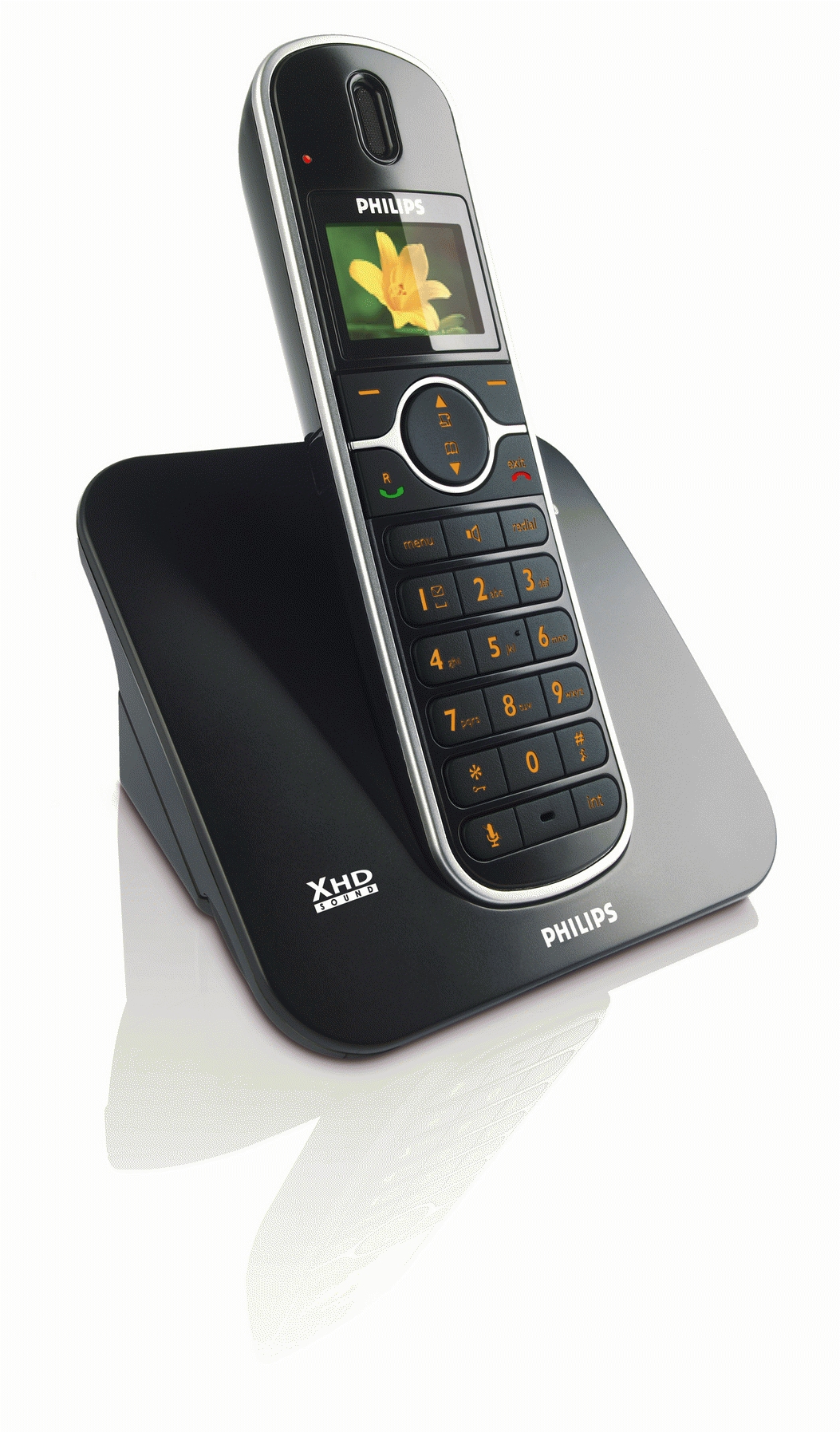 Philips Perfect sound CD6501B Cordless telephone