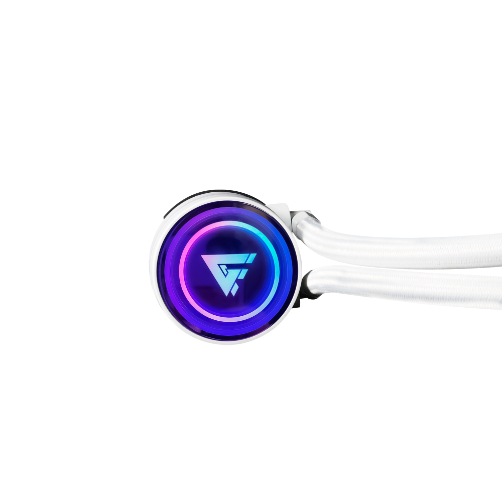 Enfriamiento Líquido Game Factor LQG700 - 3 Ventiladores - 2550 RPM - ARGB - Blanco - LQG700-WH Enfriamiento Líquido Game Factor LQG700 - 3 Ventiladores - 2550 RPM - ARGB - Blanco - LQG700-WH