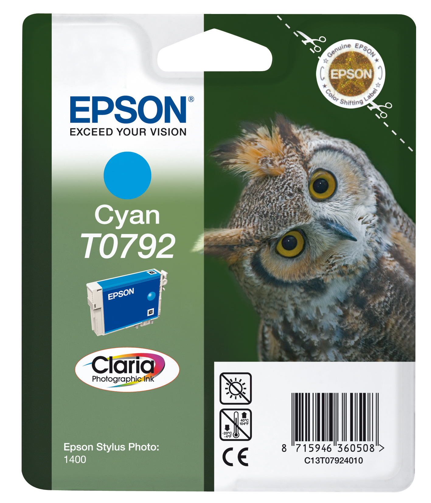 Epson T0792 - 11 ml - ciano - …
