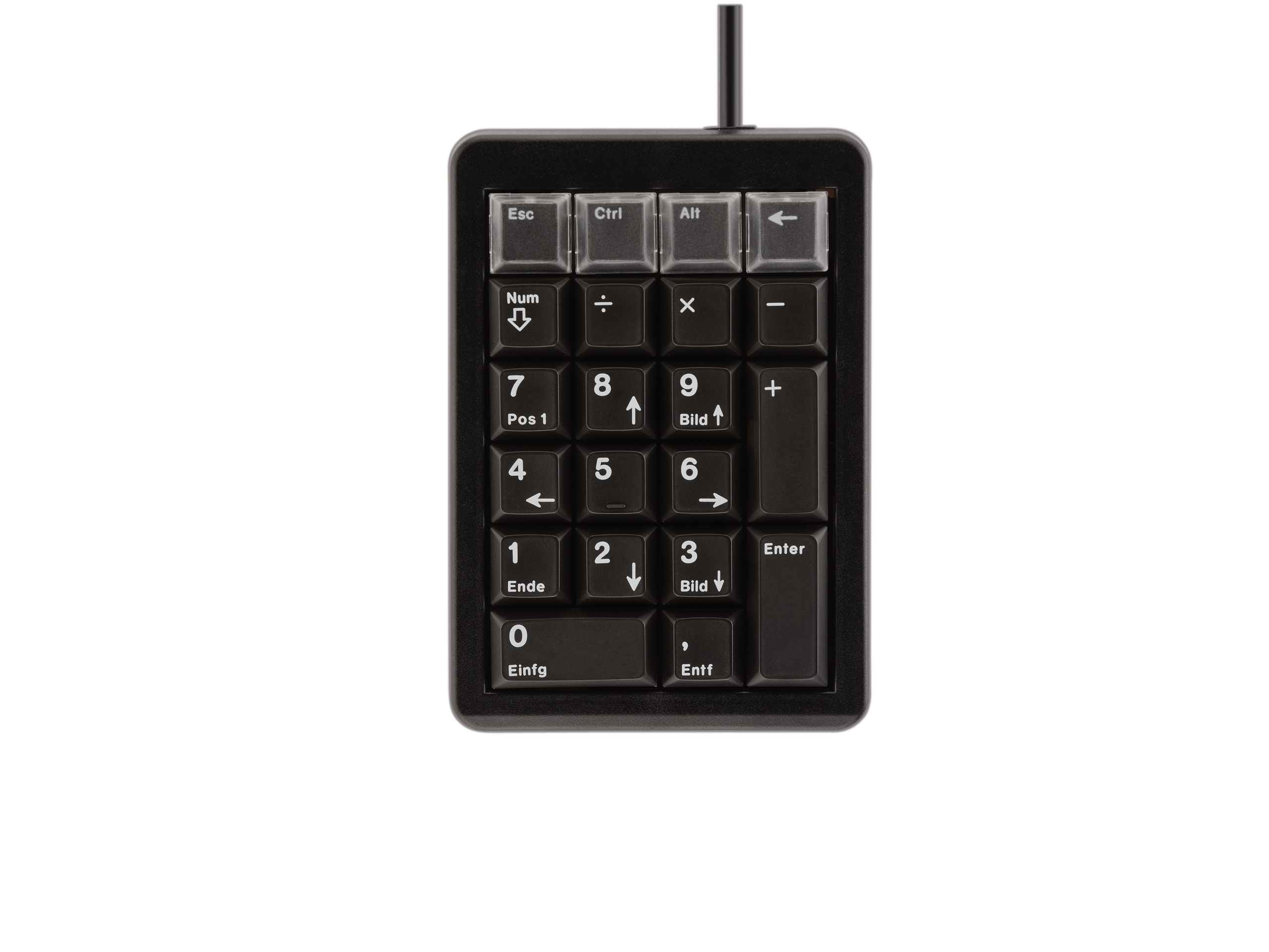 CHERRY G84-4700 numeriskt tangentbord Bärbar dator/PC USB Svart