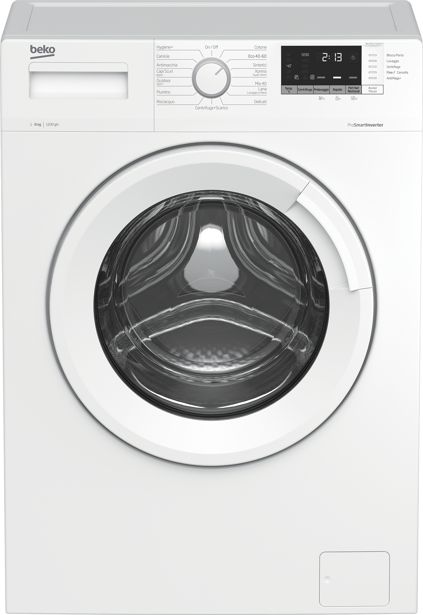 Beko WUX81232WI/IT — vue 1 sur 4