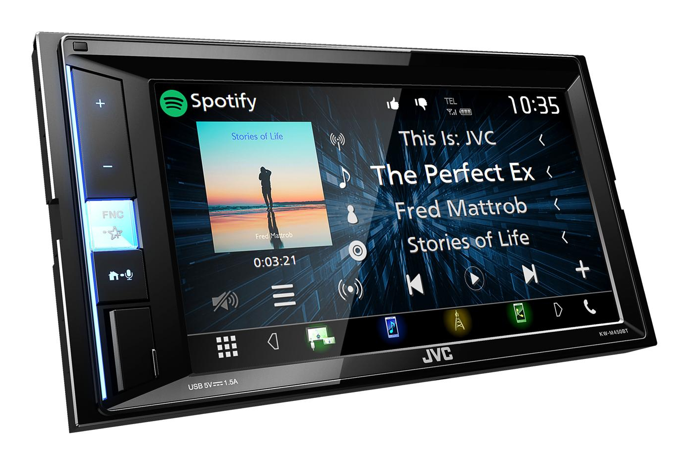 JVC KW-M450BT car media receiver Black – image 4