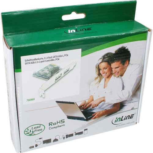InLine 76696A interface cards/adapter Internal SATA – image 2