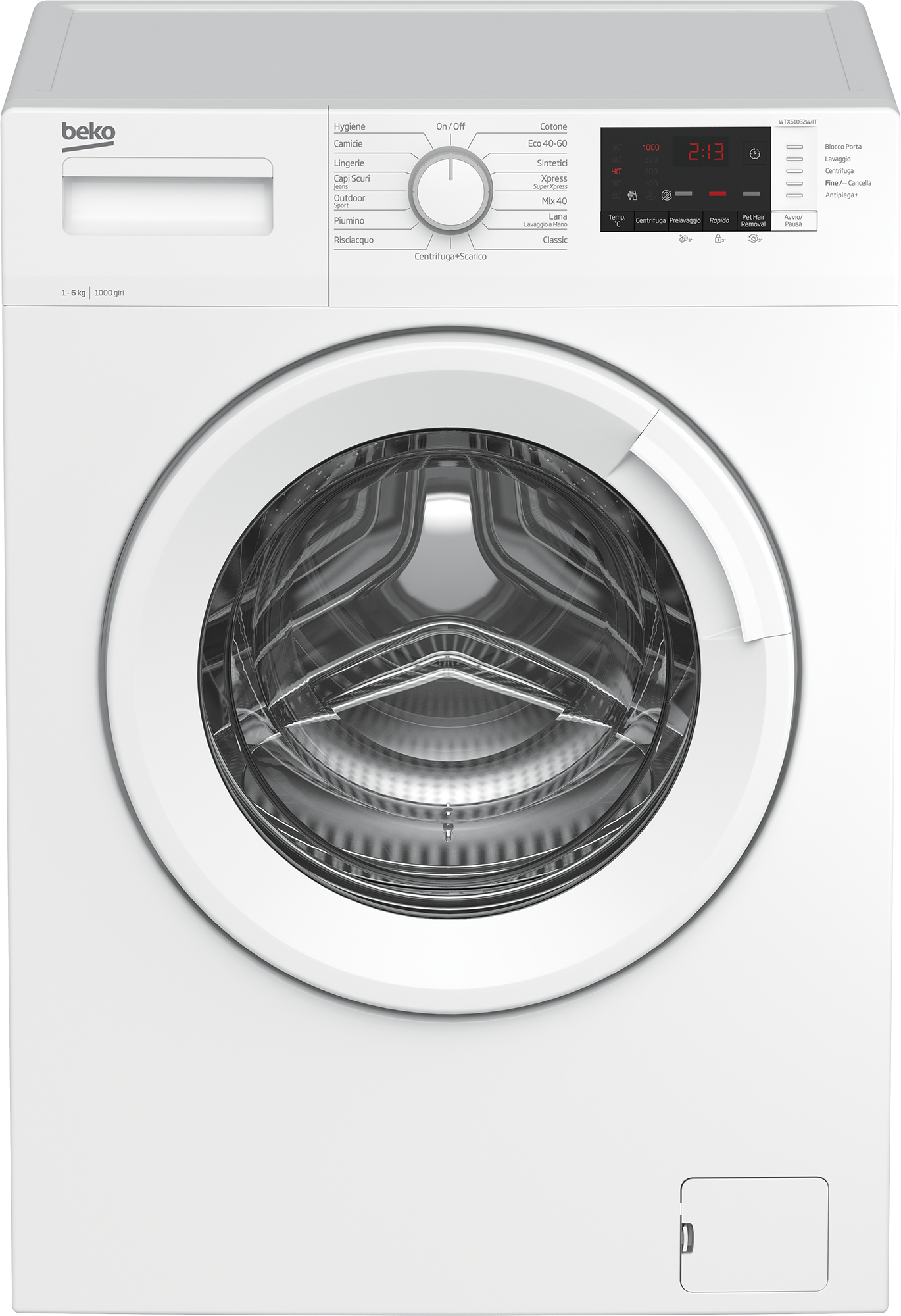 Beko WTXS61032W/IT — vue 1 sur 3