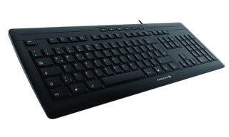 Cherry eVolution STREAM Corded MultiMedia Keyboard, Black (DE)