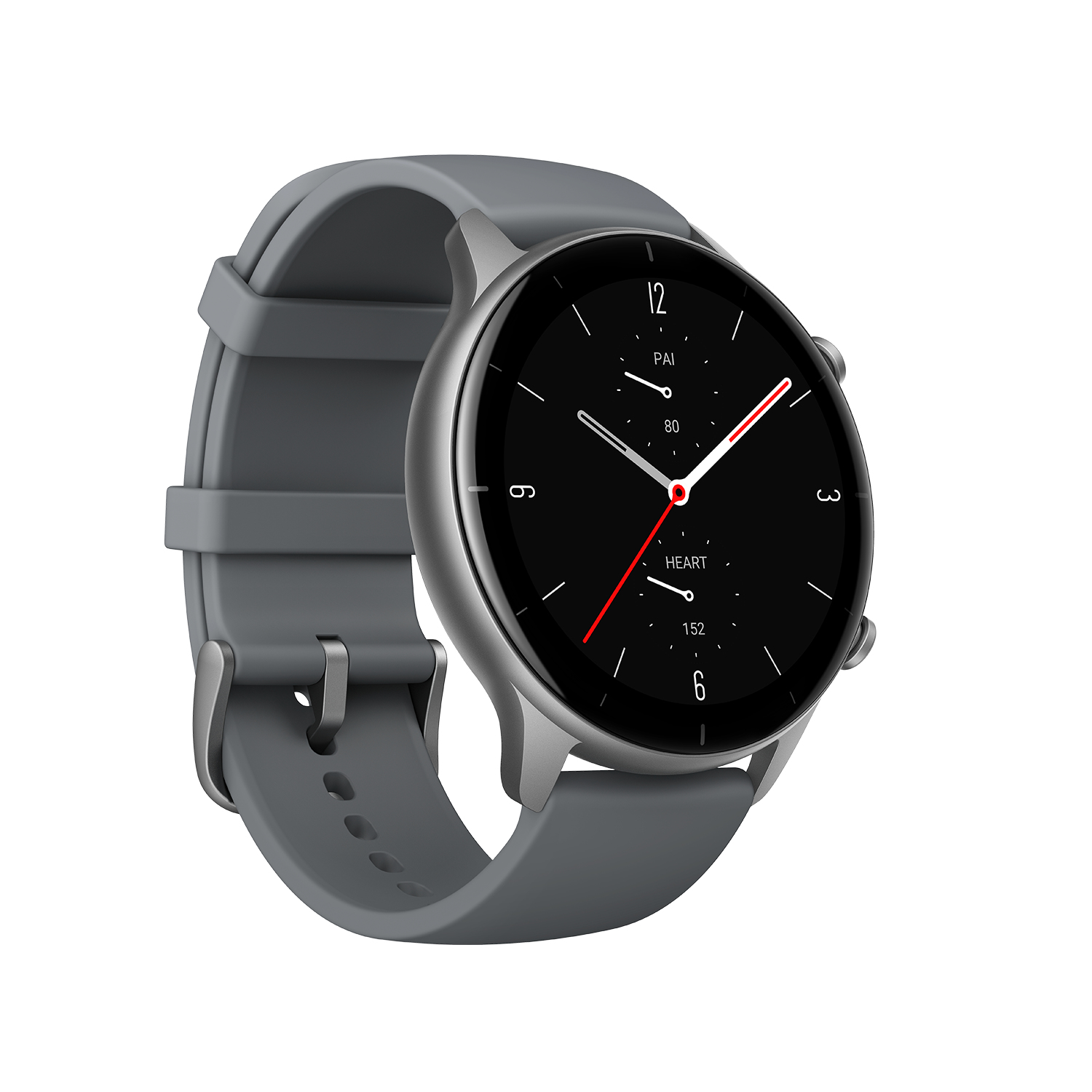 Amazfit GTR 2e 3,53 cm (1.39") AMOLED 46 mm Digital 454 x 454 Pixel Touchscreen Grau GPS