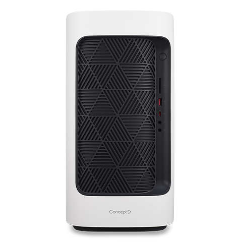 Acer ConceptD CT300-51A Intel® Core™ i7 i7-10700 64 GB DDR4-SDRAM 3 TB HDD+SSD NVIDIA GeForce RTX 3070 Windows 10 Pro Desktop Workstation Black, White, Wood image 1