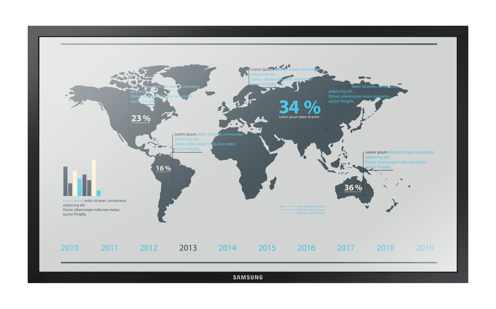 Samsung CY-TD55LDAH touch screen overlay – image 4