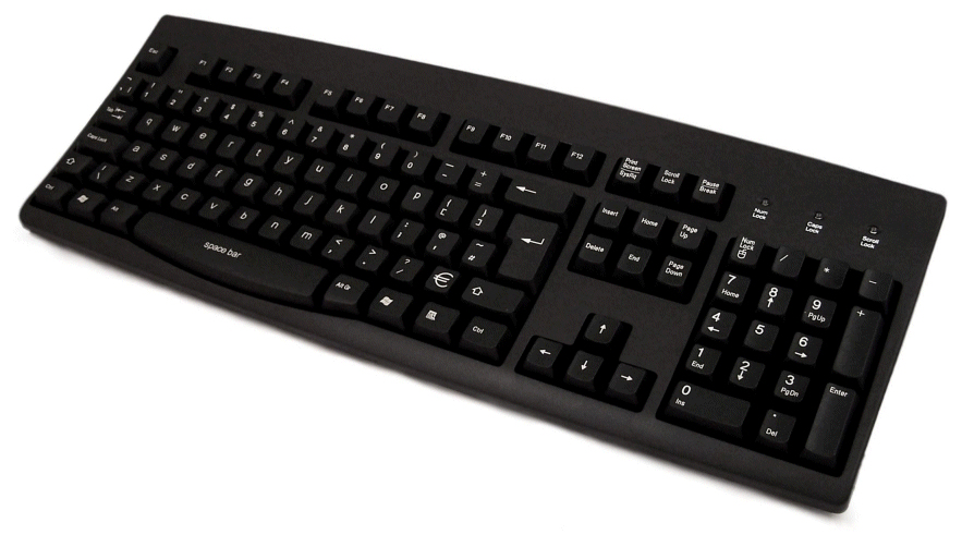 Hypertec HKB260UBKLC keyboard USB Black