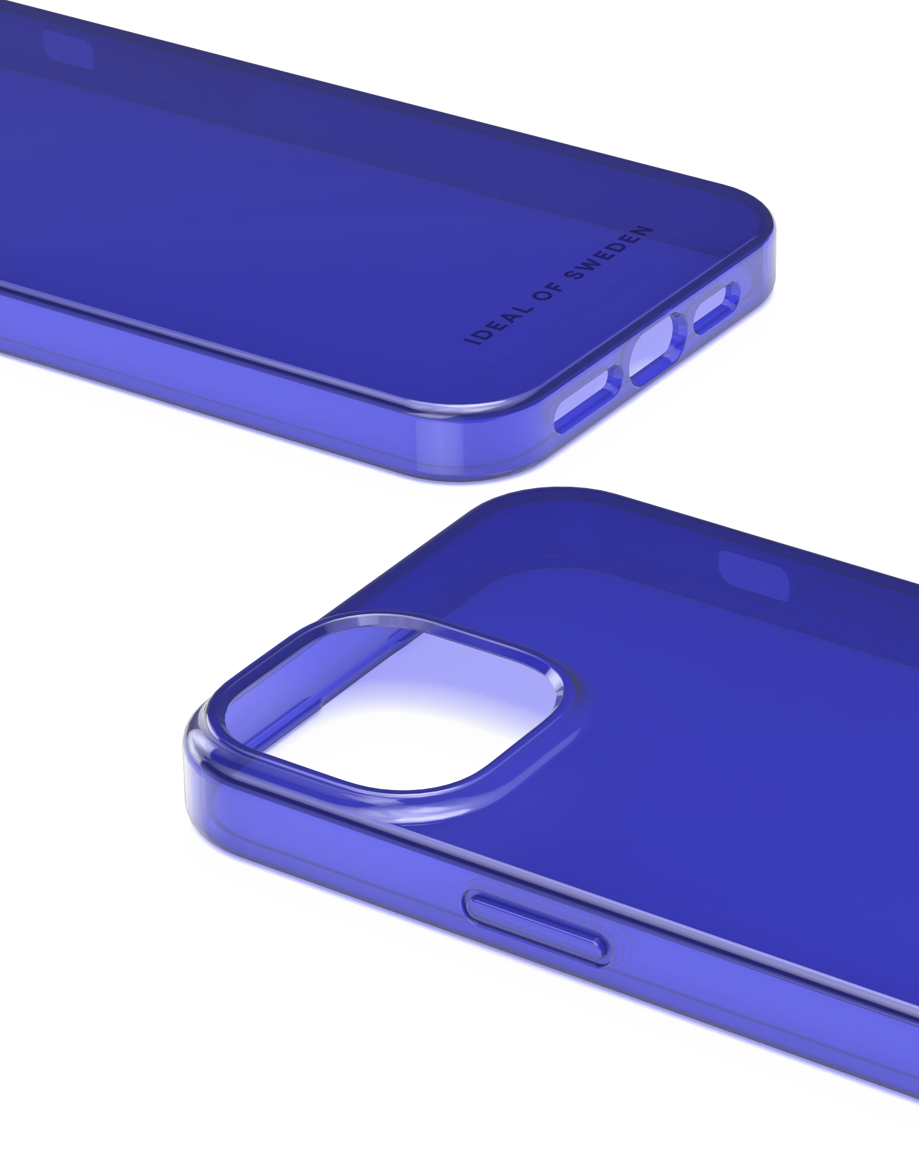 iDeal of Sweden Clear Case iPhone 15PL Cobalt Blue