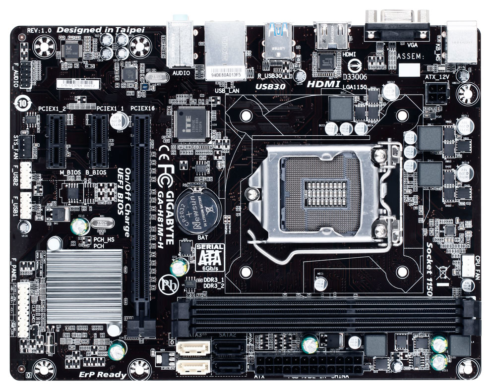GIGABYTE GA-H81M-H (rev. 1.0) – image 2