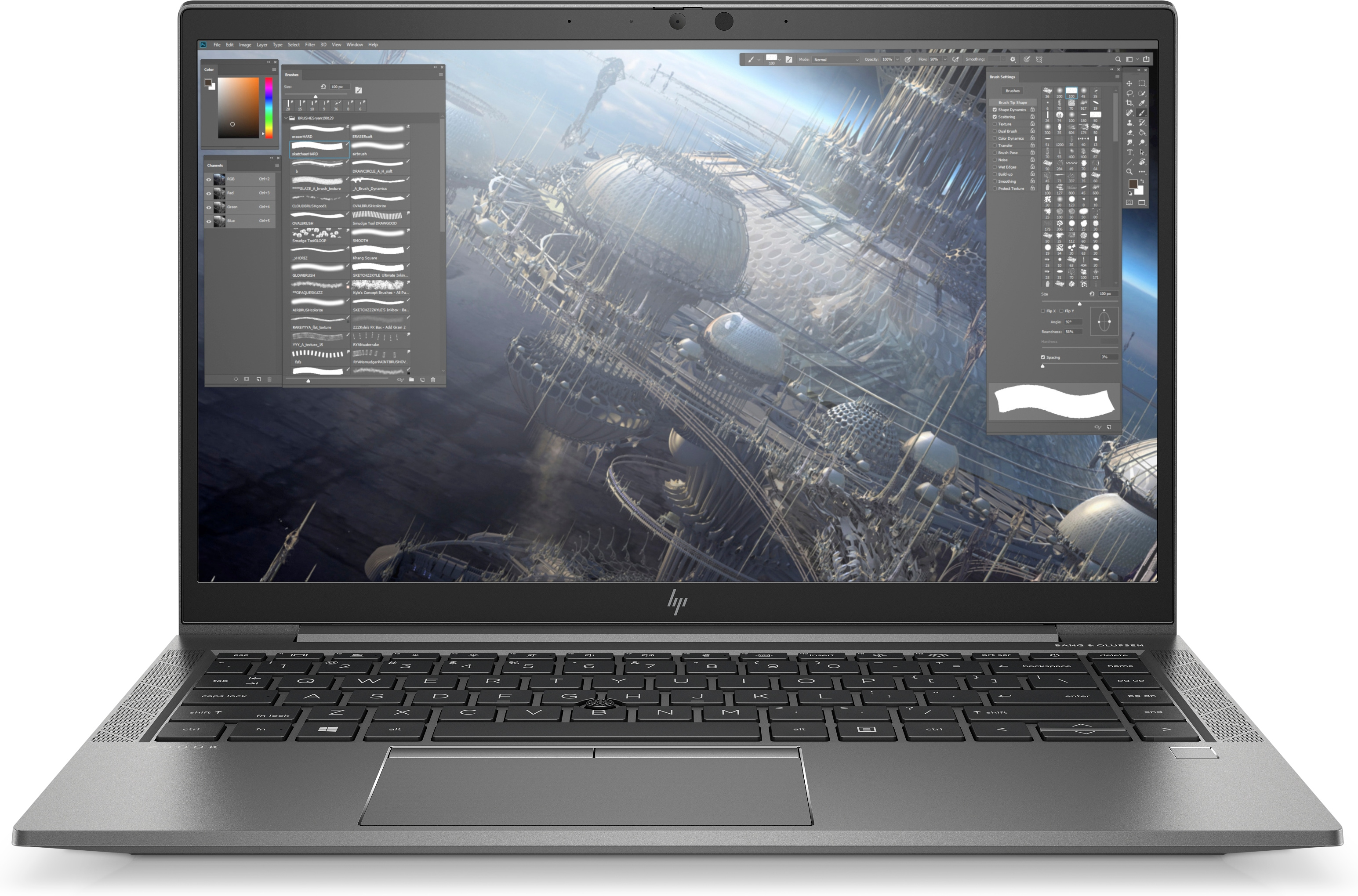 HP ZBook Firefly 14 G8 i7-1165G7 Mobil arbetsstation 35,6 cm (14') Full HD Intel® Core™ i7 32 GB DDR4-SDRAM 512 GB SSD NVIDIA T500 Wi-Fi 6 (802.11ax) Windows 10 Pro Grå