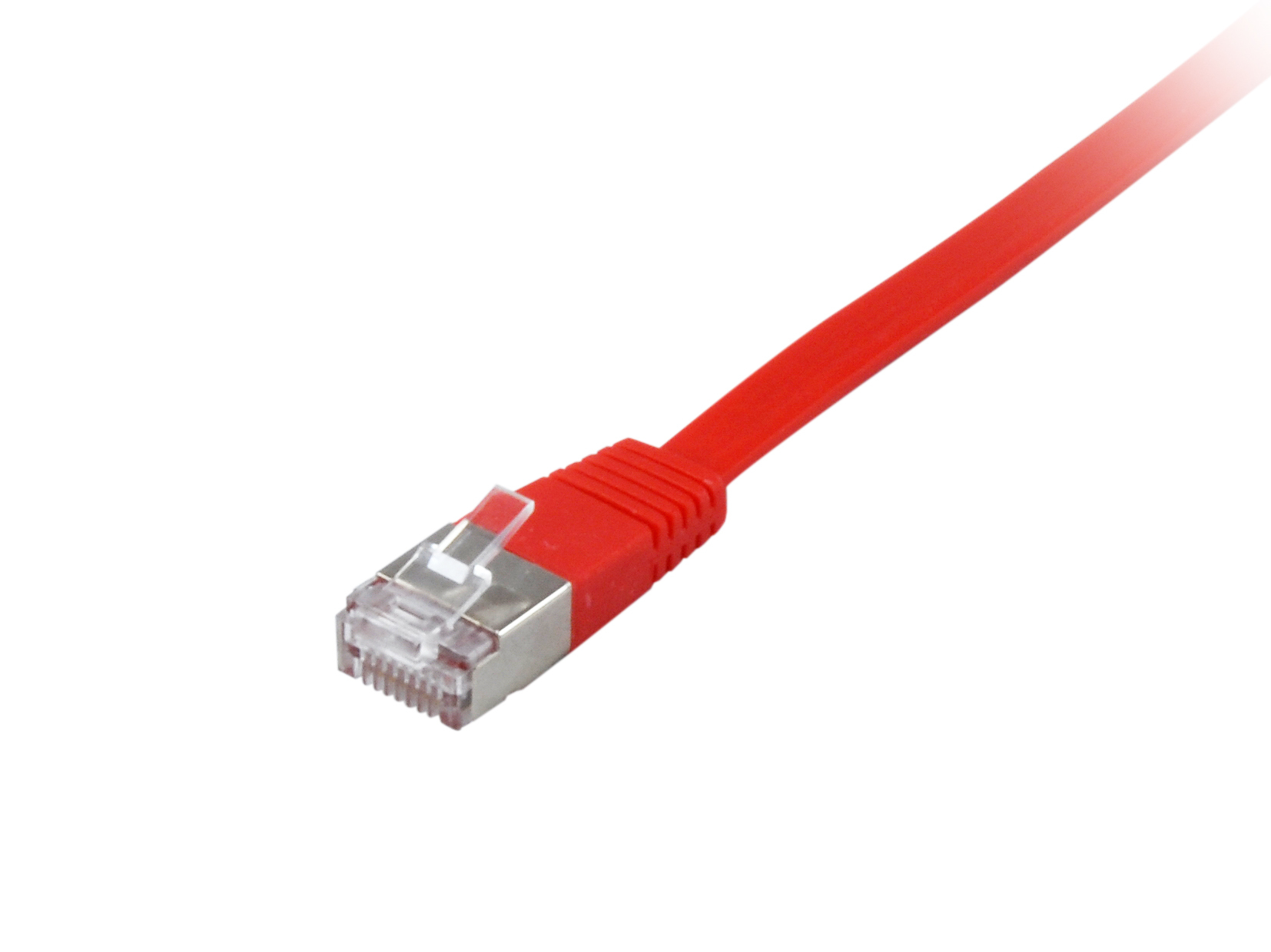 Cat.6A U/FTP Flat Patchkabel, 5m, Rot