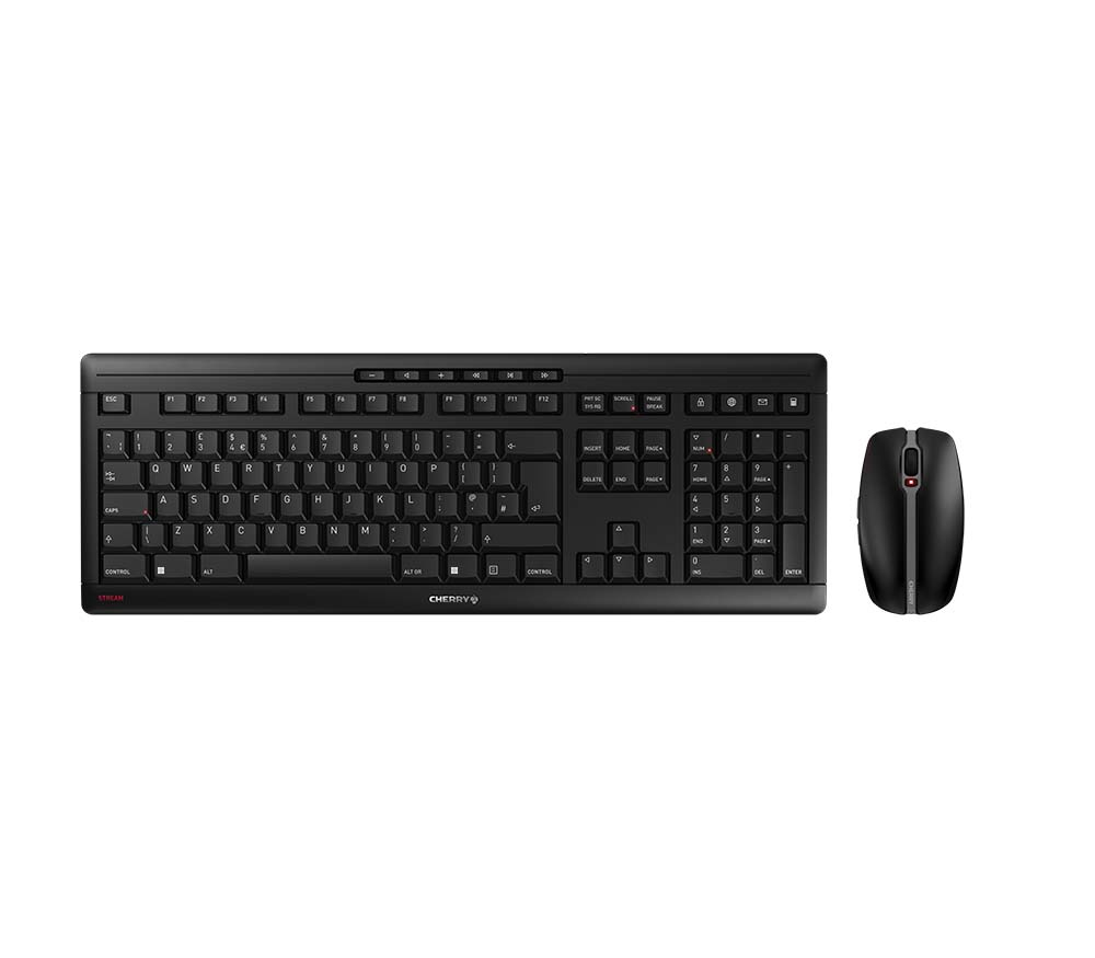 YY CHERRY Desktop STREAM [UK] Wireless black UK-Layout