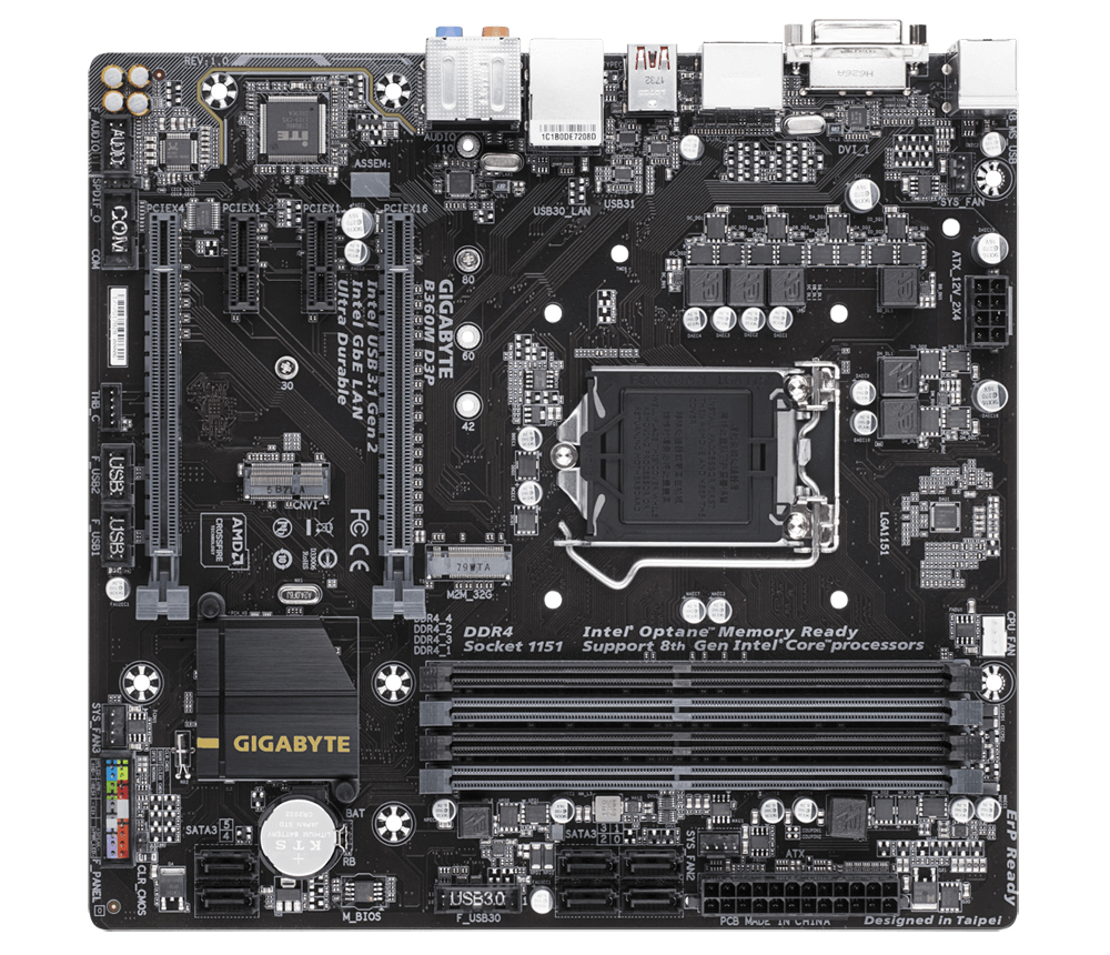 GIGABYTE B360M D3P