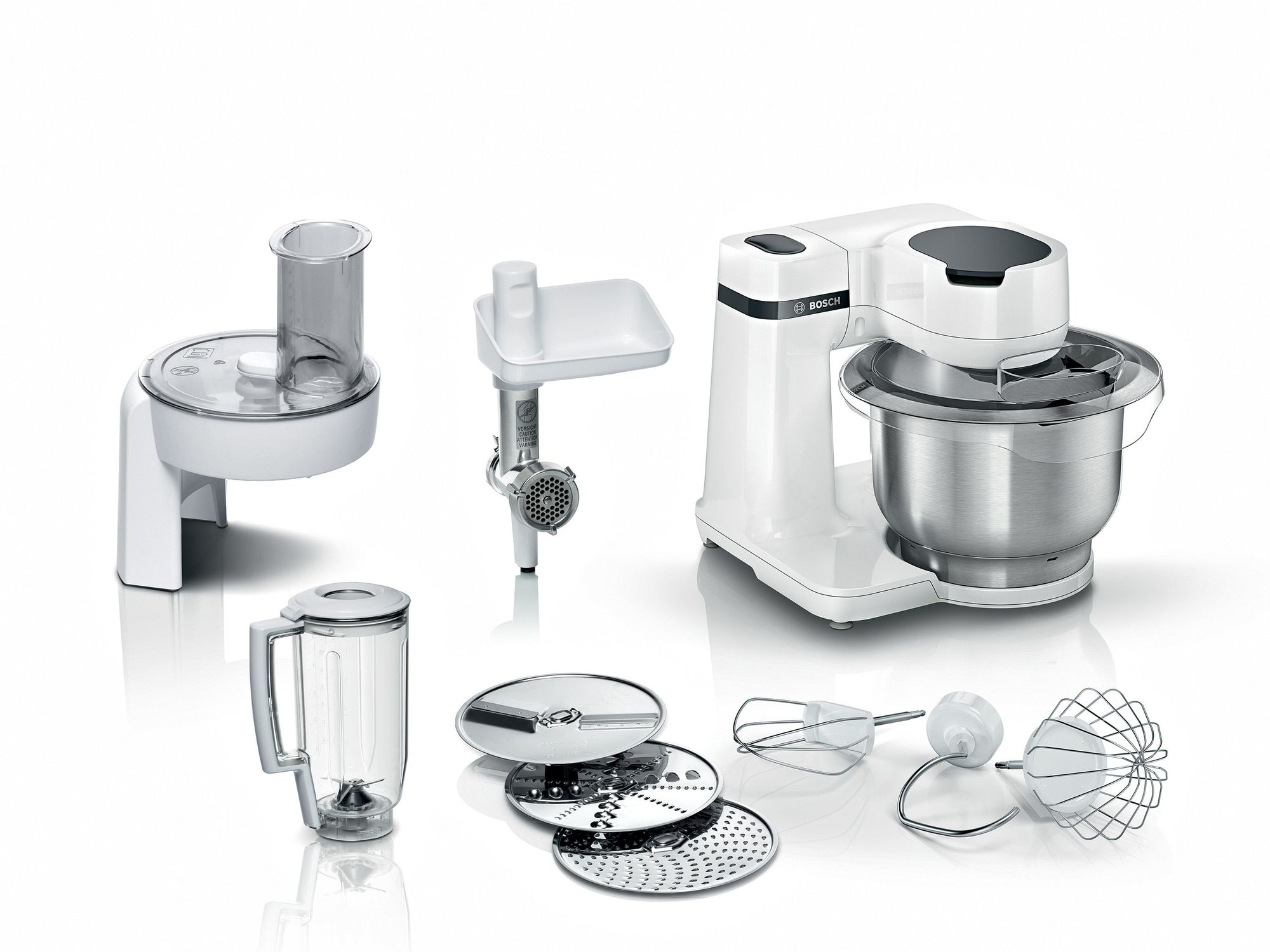 Bosch Serie 2 MUMS2EW30 robot da cucina 700 W 38 L Bianco