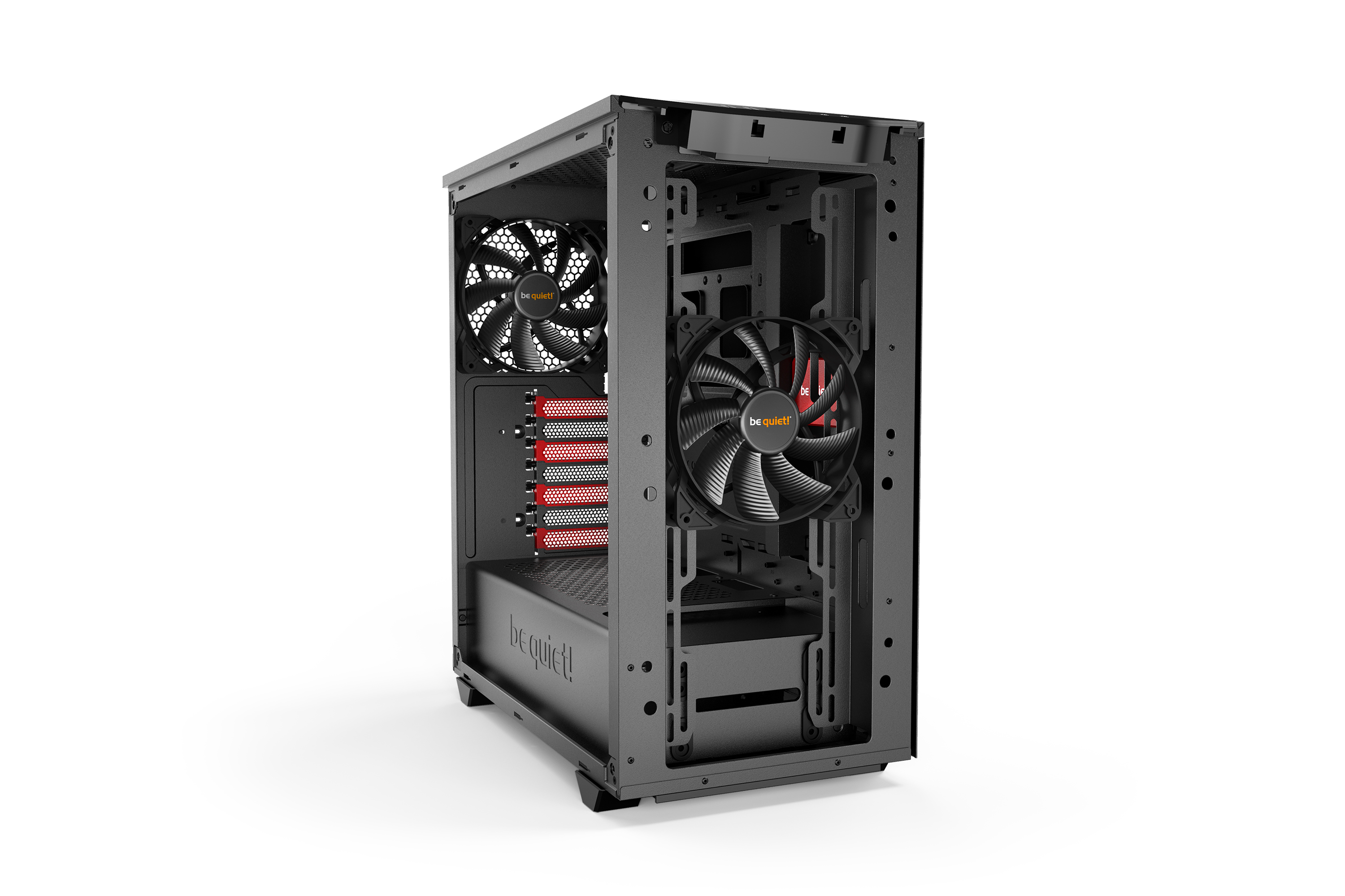 be quiet! PURE BASE 500 Midi Tower Black, Red image 2