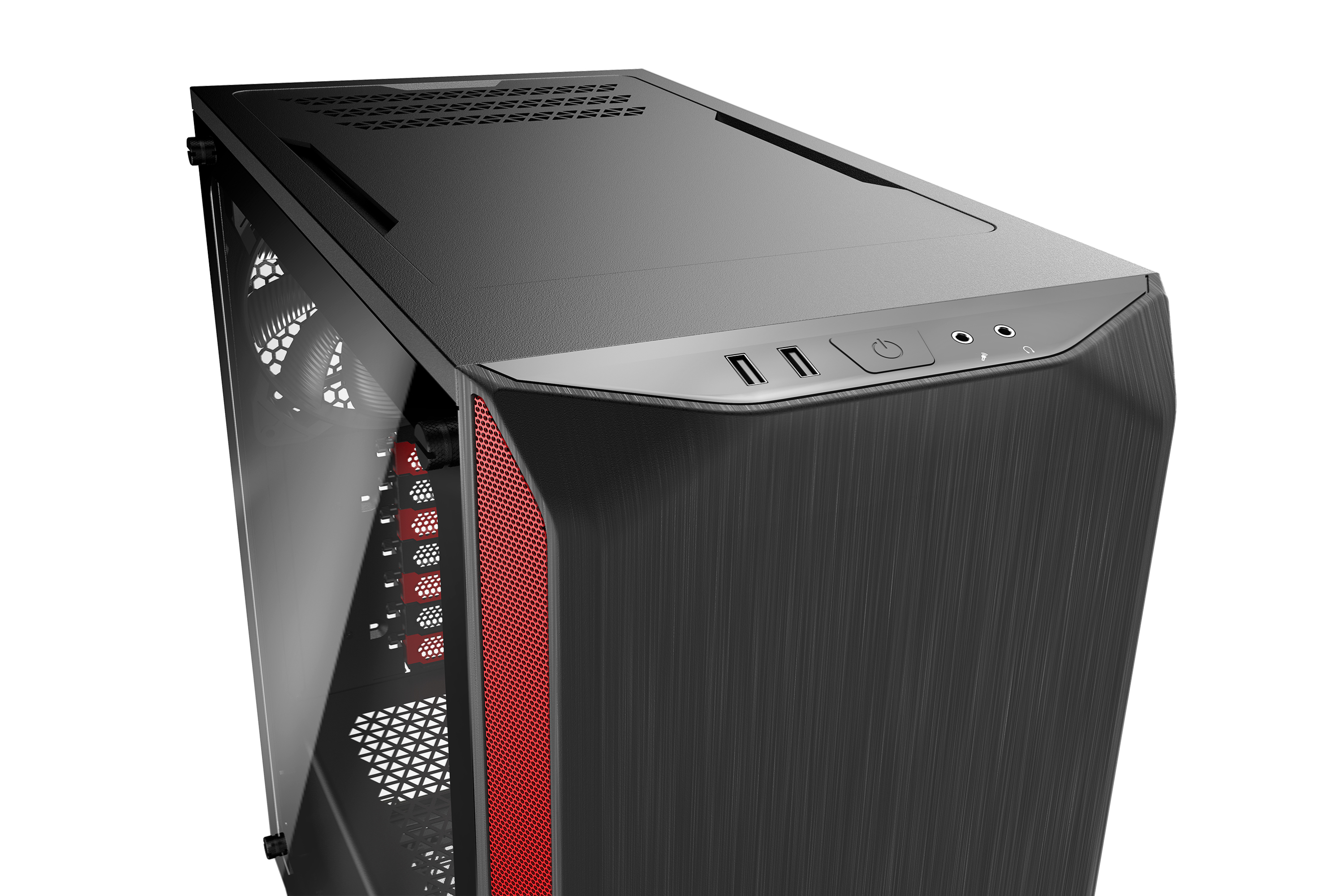 be quiet! PURE BASE 500 Midi Tower Black, Red image 5
