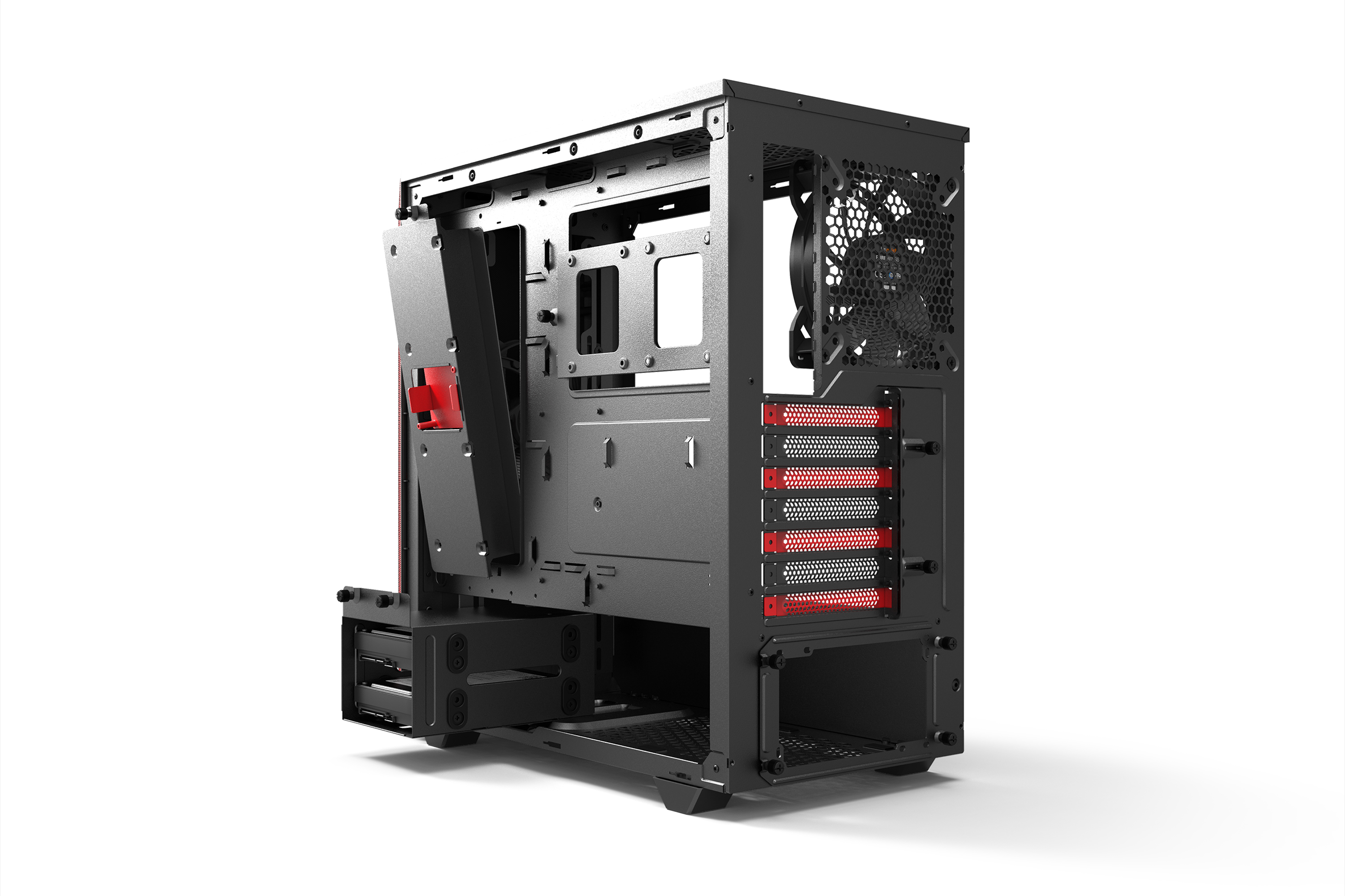 be quiet! PURE BASE 500 Midi Tower Black, Red image 4
