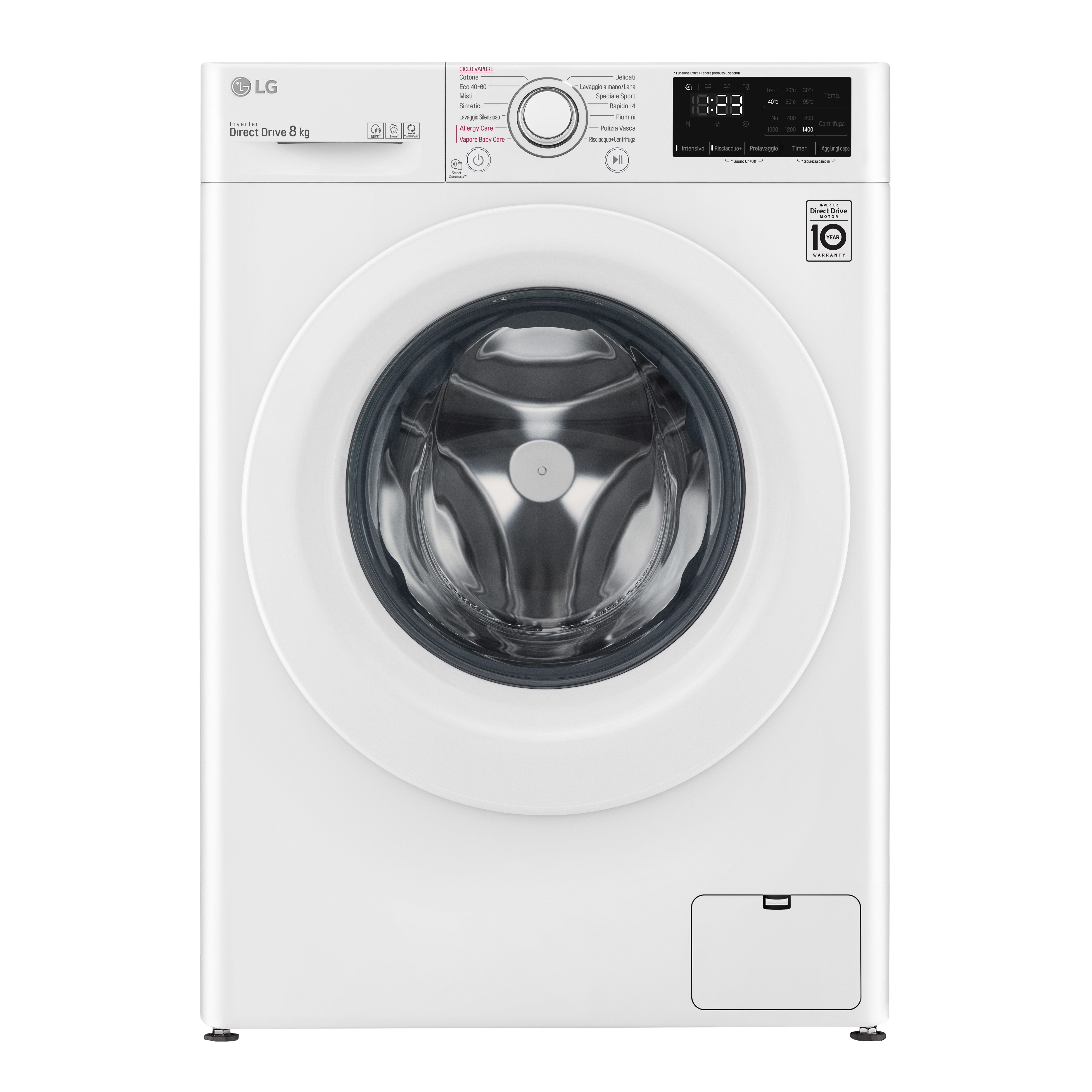 LG F4WV308S3B — vue 1 sur 8