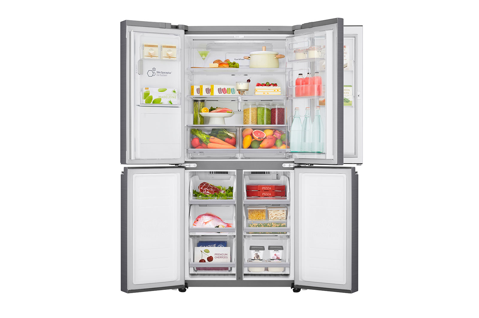 LG GMJ844PZKV side-by-side refrigerator Freestanding – image 7