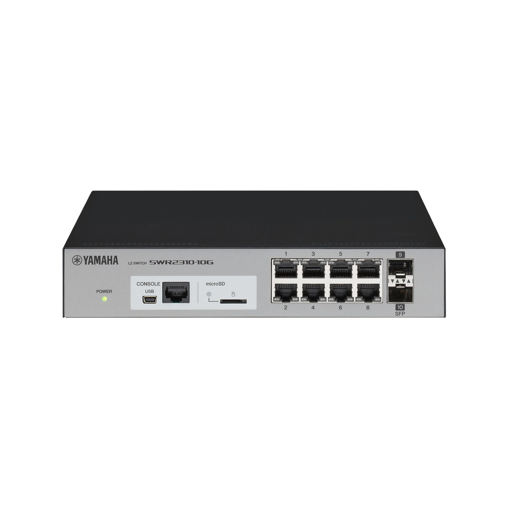 Yamaha SWR2310-10G network switch Unmanaged L2 Gigabit Ethernet (10/100/1000) Power over Ethernet (PoE) – image 1