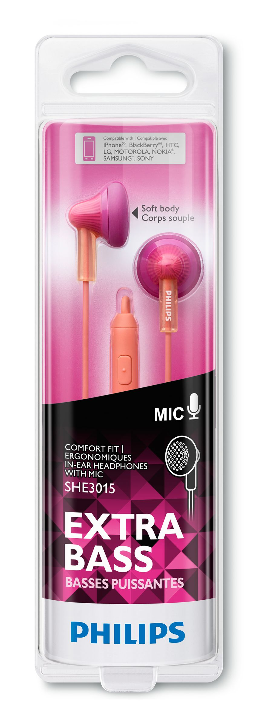 Philips Headphones with mic SHE3015PH/00 – image 2