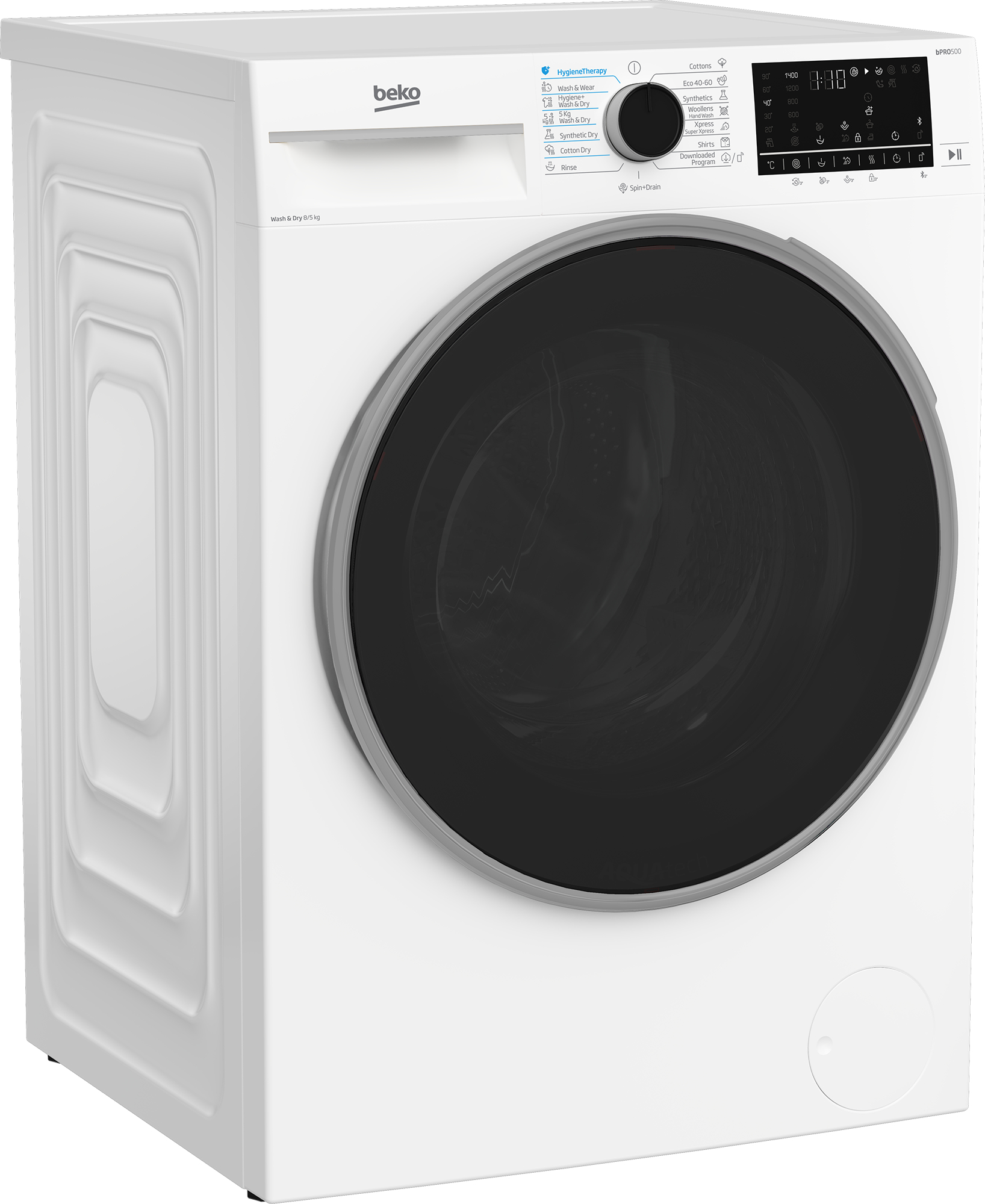 Beko B5DFT58447W washer dryer Freestanding Front-load White – image 2