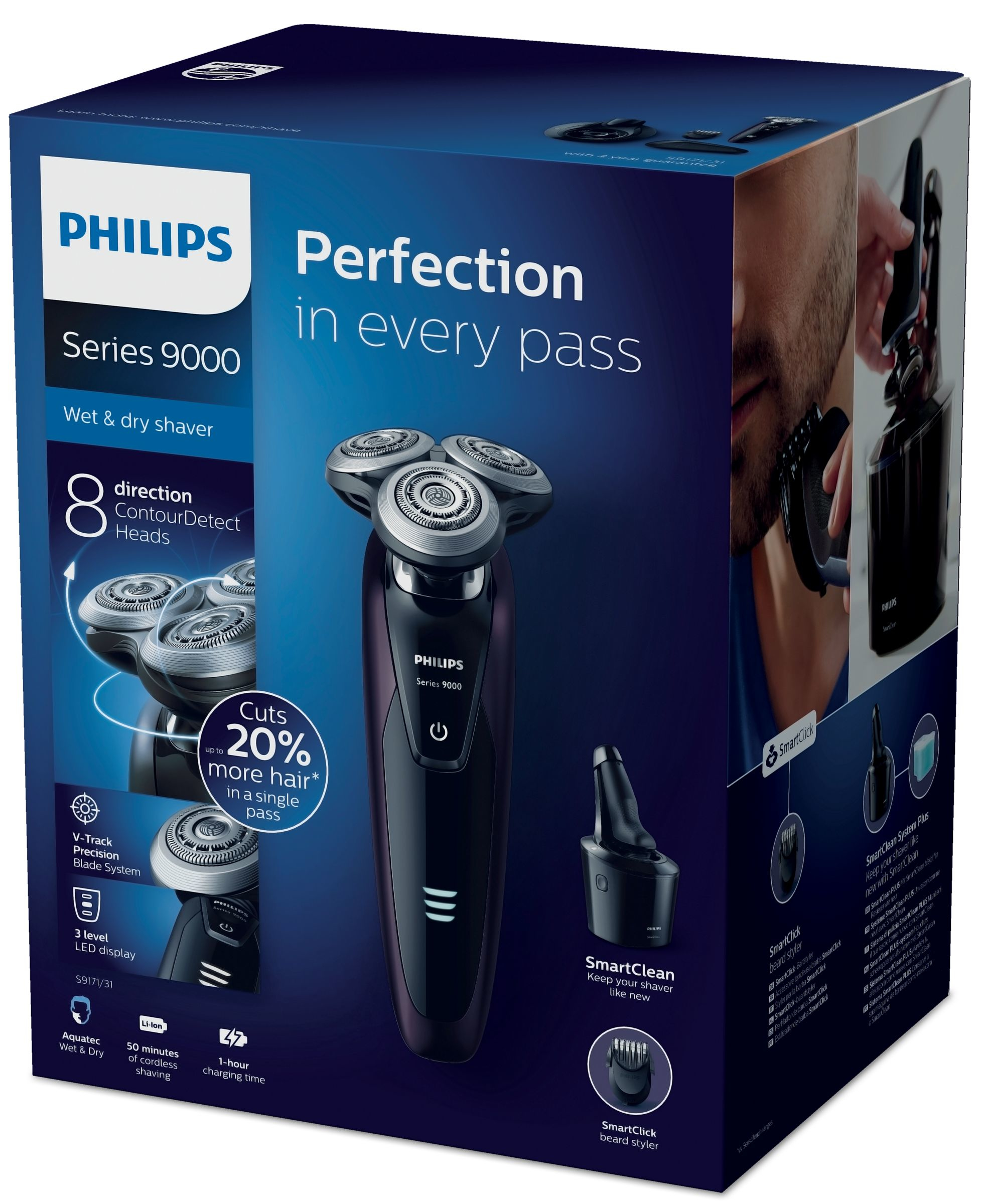 Philips SHAVER Series 9000 wet and dry electric shaver S9171/31 – image 2